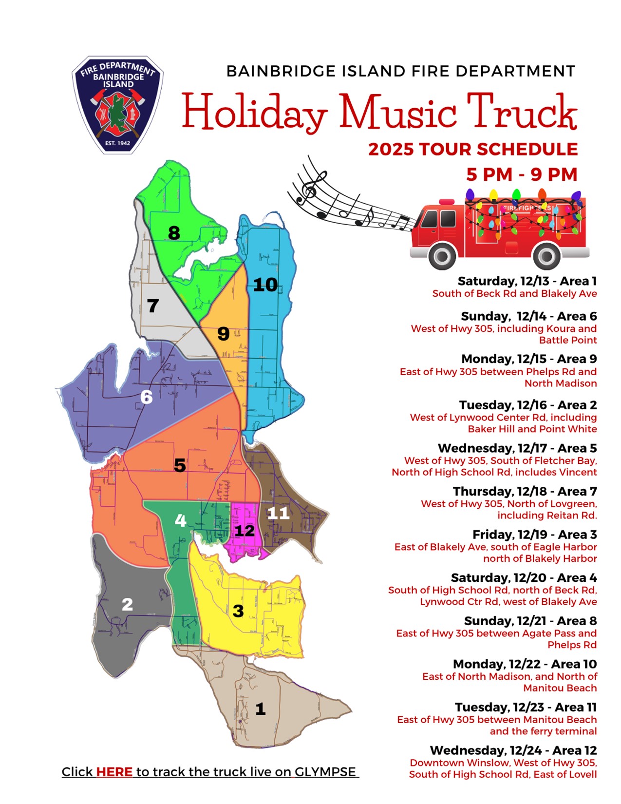 2025 Music Truck Tour Schedule